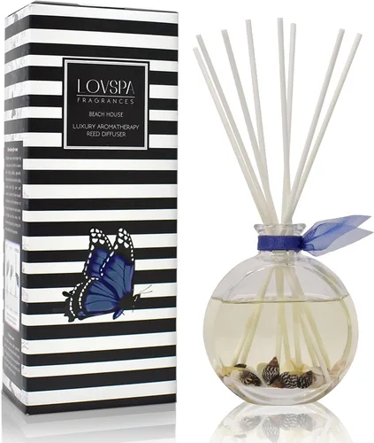 Vista 40 de Juego de difusor de varillas y varillas perfumadas de aloe y lino, lino limpio, flores blancas, cítricos y aloe húmedo, difusor de aroma fresco