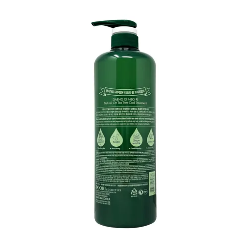 Vista 4 de Daeng Gi Meo Ri Tea Tree Cool Treatment Acondicionador refrescante para el cuero cabelludo con árbol de té y menta Hidratación profunda, suaviza
