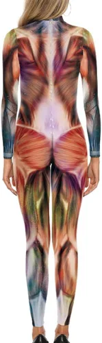 Vista 3 de HSQSMWJ Traje de cosplay de impresión 3D para mujeres y hombres, con disfraces de Halloween