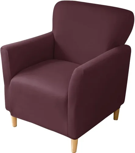 Vista 26 de XMAYODS Funda elástica para silla de club, fundas para silla de bañera, funda suave para sillón, protector de muebles extraíble, funda para silla