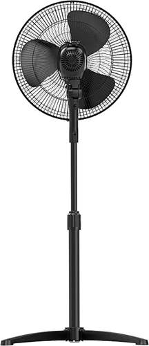 Vista 3 de Emerson FAO1605 Ventilador de pedestal oscilante portátil de 85.5 grados, 3 ajustes de velocidad con inclinación ajustable y altura ajustable