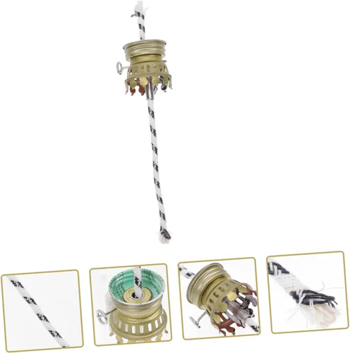 Vista 7 de Uonlytech Cabeza de lámpara DIY Base de lámpara de queroseno Soporte de lámpara de luz de aceite Soporte de lámpara de aceite Soporte de lámpara