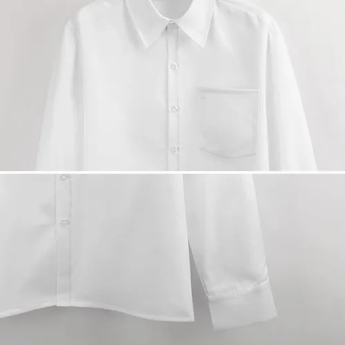 Vista 3 de Camisa de manga larga con botones para hombre con la bandera británica del Reino Unido