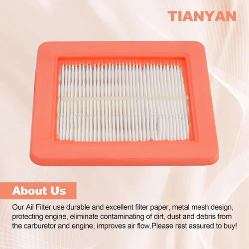 Vista 7 de TIANYAN 17211-Z8B-901 Filtro de aire para Honda GCV160LAO GCV190LA GC190LA HRR216 HRB216 HRB217 HRC216 HRS216 HRT216 HRZ216 HRX217 EB2800I EGG 2800I
