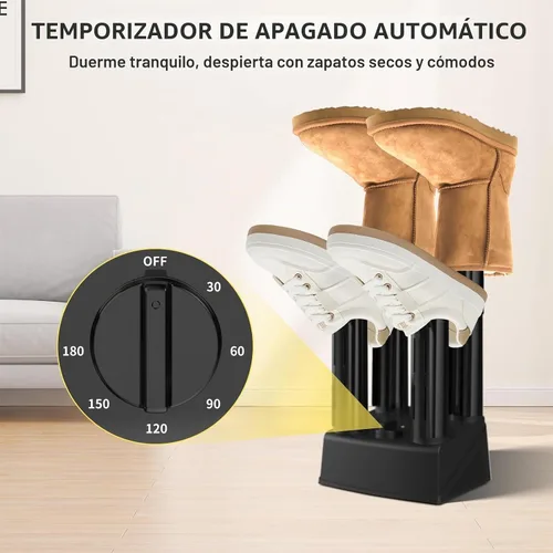 Vista 5 de Boot Dryers Shoe Dryer: Boot Warmer and Deodorizer with Fan, Boot Dryer for Work Boots with Timer, Shoe Dryers for Sneakers