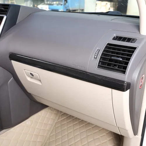 Vista 5 de YIWANG Tira de plástico ABS para decoración del lado del pasajero, 2 piezas para Toyota Land Cruiser Prado FJ150 150 2010-2019 conducción a