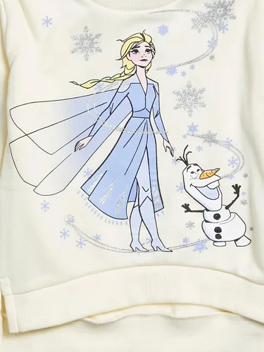 Vista 7 de Disney Frozen Princess Anna Elsa Baby Girls Sweatshirt and Leggings Outfit Set Infant to Big Kid