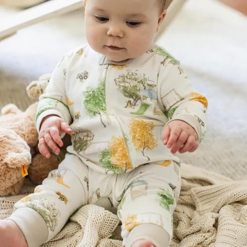 Vista 33 de Burt's Bees Baby - Pijama de una pieza para bebé, mameluco para dormir y jugar, algodón 100% orgánico, cremallera frontal