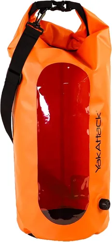Vista 15 de YakAttack Bolsa de secado enrollable de 5L con válvula de aire, carbono negro, bolsa seca marina impermeable para kayak, canotaje y paddleboarding