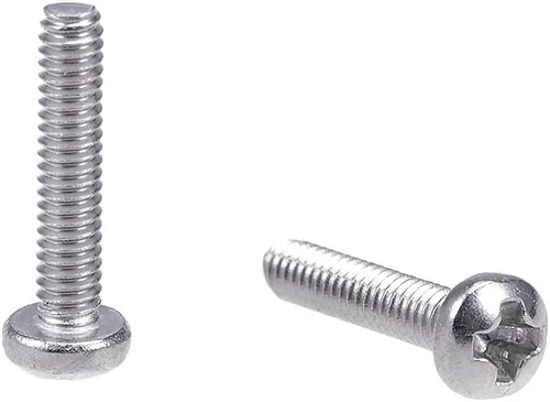 Vista 8 de uxcell Tornillos de máquina M2x3mm Pan Phillips Tornillo de cabeza cruzada 304 pernos de sujeción de acero inoxidable 60 piezas