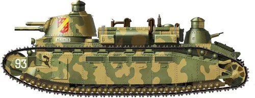 Vista 4 de Meng Char 2C French Super Heavy Tank