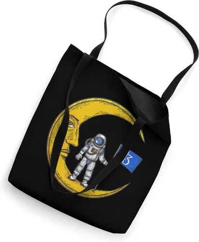 Vista 2 de Tezos Logo Crypto Flag On Moon To Hodl XTZ Bull Market Tote Bag