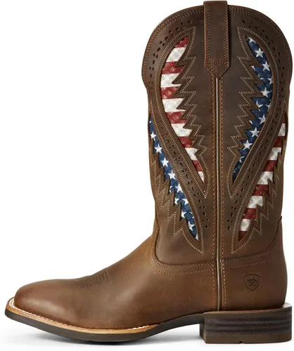 Vista 2 de Ariat Quickdraw VentTEK Western Boot - Botas de media pantorrilla para hombre