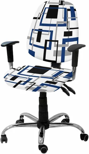 Vista 7 de Fundas elásticas para silla de oficina con árbol de otoño naranja, 2 piezas, suave y decorativo, protector para silla de escritorio de computadora