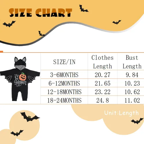 Vista 5 de Disfraz de dálmata para bebé niño y niña, traje de Halloween