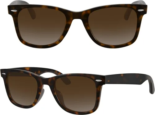 Vista 60 de MEETSUN Polarized Sunglasses for Women Men Classic Retro Square Frame Driving Sun Glasses UV Protection