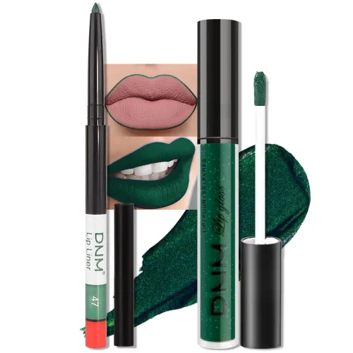Vista 66 de evpct Juego de 2 lápices delineador de labios y lápiz labial líquido mate de 24 horas, color ciruela púrpura, maquillaje para mujer, lápiz labial