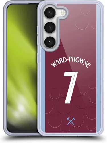 Vista 43 de Head Case Designs Officially Licensed West Ham United FC James Ward-Prowse 2023/24 Players Home Kit Gel Case [Military Grade Protection] Compatible