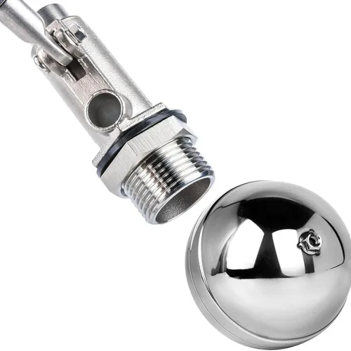 Vista 6 de Válvulas, 1PC 1/2 "3/4" 316 válvula de bola flotante de acero inoxidable, controlador de nivel de agua completamente automático para tanque