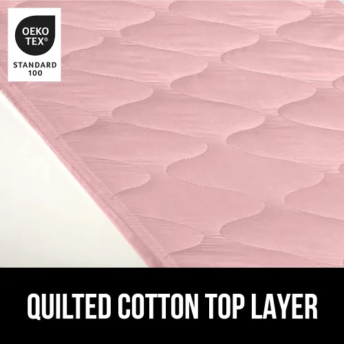 Vista 8 de GORILLA GRIP Almohadillas Lavables, Protectores de Cama Impermeables Reutilizables de Alta Absorción para Incontinencia, Protector de Colchón a