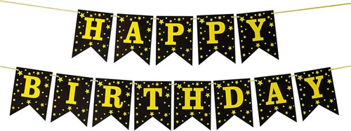 Vista 22 de Cartel de feliz cumpleaños para decoraciones de fiesta de cumpleaños (aguamarina)