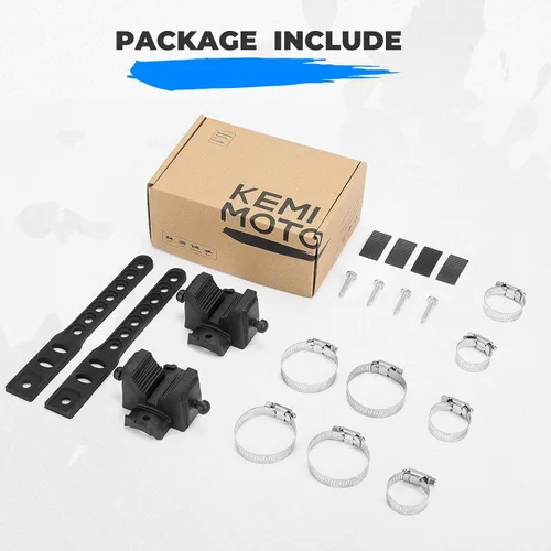 Vista 8 de KEMIMOTO Soporte de Pala Tipo B Kit de Montaje de Abrazadera de Agarre de Goma Se Adapta a Herramientas de 1"-1.5" de Diámetro, Abrazaderas