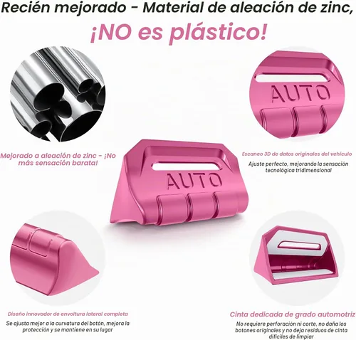 Vista 4 de Wrangler JL/JLU y Gladiator JT 2018-2026 - Accesorios de aluminio para botón de arranque, CA, volumen de audio, faros delanteros e interruptores