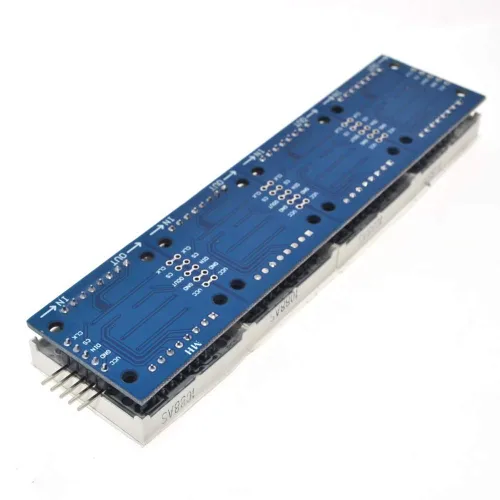 Vista 3 de DAOKI MAX7219 Dot led Matrix MCU 8x32 Control LED Display Module Drive para Arduino Raspberry Pi 4 en 1