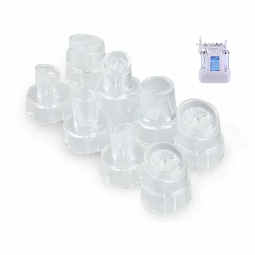 Vista 2 de 8 consejos para la limpieza profunda Hydro Water Dermobrasion Machine SPA Face Cleaning Tools Plastic From QiQiBaby