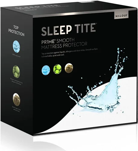 Vista 7 de SLEEP TITE PR1ME protector de colchón suave, 100% impermeable e hipoalergénico., Completo