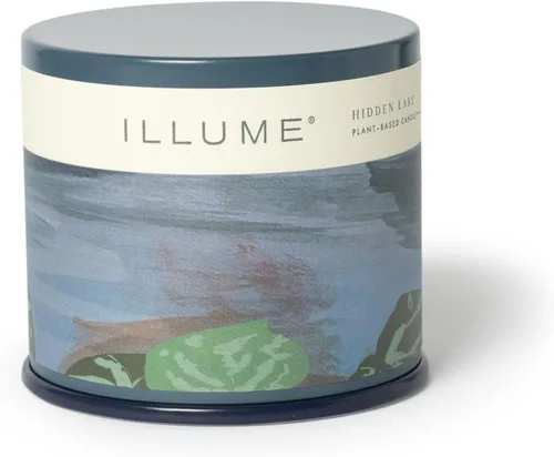 Vista 11 de Illume, Vela Leche de Coco Mango Demi Vanity Tin 3 onzas