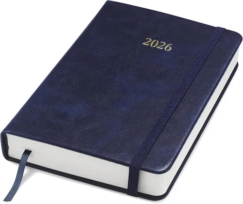 Vista 17 de Wykeham's Agenda diaria ejecutiva 2026 – Días festivos y formato – Personalización disponible (marrón, 6 x 4.5 pulgadas)