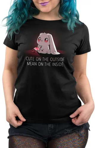Vista 3 de TeeTurtle Camiseta relajada linda en el exterior para mujer