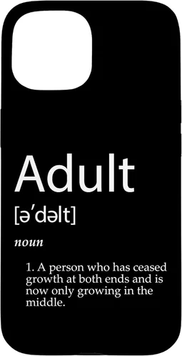 Vista 6 de Funny Adult Definition Joke for Parents Dad Mom Adults Case for iPhone XR
