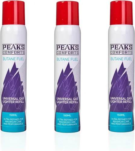Vista 2 de Butano de combustible, recarga de butano para antorcha de cocina, encendedor de antorcha, 150 ml