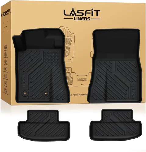 Vista 15 de LASFIT Alfombrillas delanteras para Ford F-150 2015-2026 F150 Lightning 2022-2025 SuperCrew & Super Cab Alfombra para todo tipo de clima, tapetes