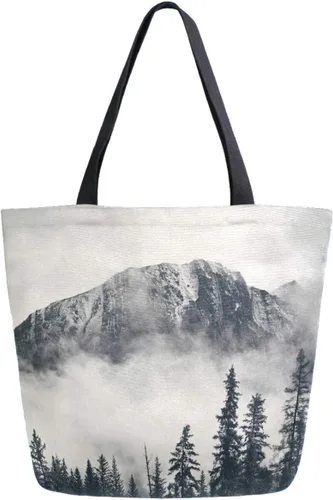 Vista 45 de Chic Funny Cute Pattern Big Handle Extra Large Shoulder Tote Bag for Beach Travel Weekender Gym Grocery Shopping