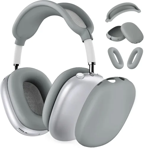 Vista 29 de Funda rígida para AirPods Max con modo de sueño, funda de transporte para auriculares con almohadillas de silicona para AirPods