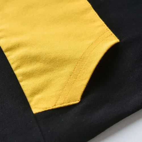 Vista 4 de Conjunto de sudadera con capucha de manga larga a rayas para bebé (niño) de Rebey