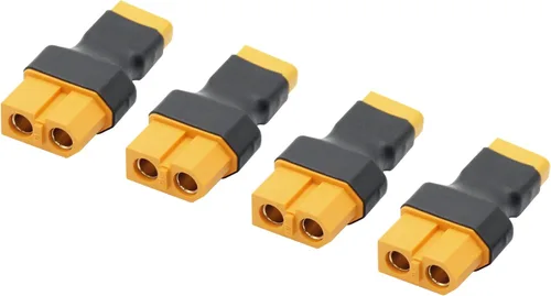 Vista 9 de 2 pares de adaptadores XT60 a XT30 macho hembra, XT30 a XT60 conector inalámbrico enchufe para RC FPV Drone Car Lipo NiMH cargador de batería ESC
