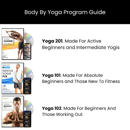 Vista 9 de Yoga Charge - AMPM Yoga Videos For Morning Yoga, Power Yoga For Weight Loss, Restorative Yoga, and Evening Yoga For Sleep 4 Workouts With Stackable