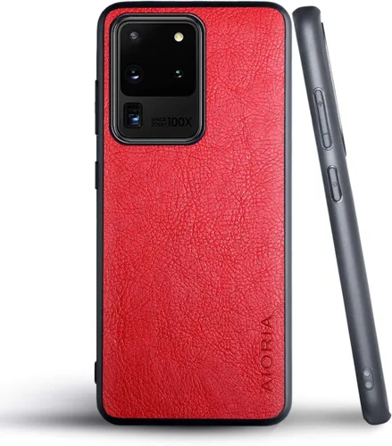 Vista 55 de AIORIA Para Samsung Galaxy Note 20 Case, 6.7 pulgadas Premium PU Leather Cover Retro Business Design Funda protectora completa para Samsung Note 20