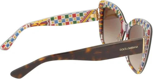 Vista 4 de DolceGabbana DG4348 - Gafas de sol para mujer 321713-54 gradiente marrón DG4348-321713-54 HavanaWhite Barrow