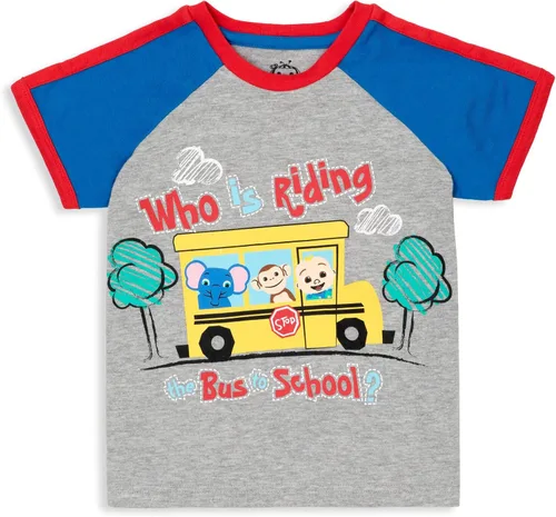 Vista 2 de CoComelon JJ Baby - Paquete de 3 camisetas para bebés a niños pequeños Multicolor