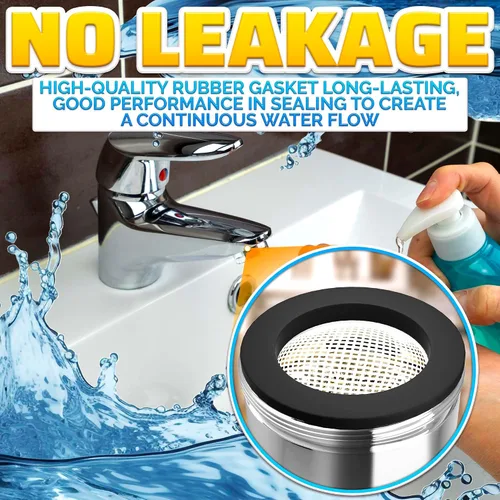 Vista 6 de 4 piezas de repuesto de aireador de grifo de baño, 15 pulgadas/16 pulgadas, 0.945 in, accesorio de fregadero de baño de cocina aireador de alto
