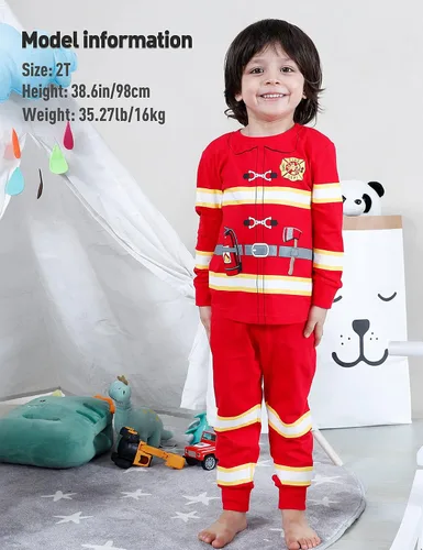 Vista 2 de Pijama pirata de A&J Design para niños pequeños