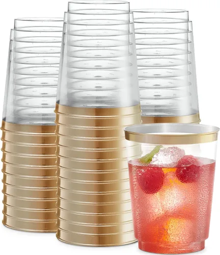 Vista 9 de PLASTICPRO Vasos de plástico desechables (transparente, 50)