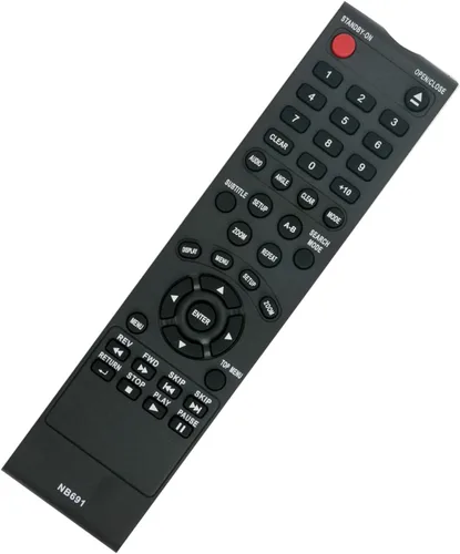 Vista 2 de Mando a distancia de repuesto NB691 -ALLIMITY- apto para reproductor de DVD MAGNAVOX NB691UD MWD200GA MDV2300/F7 MDV3300 MDV2400/F7 MSD1005