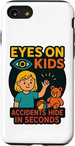 Vista 18 de Eyes on Kids Child Safety Gift for Moms, Granny, Grandad Case for iPhone XR