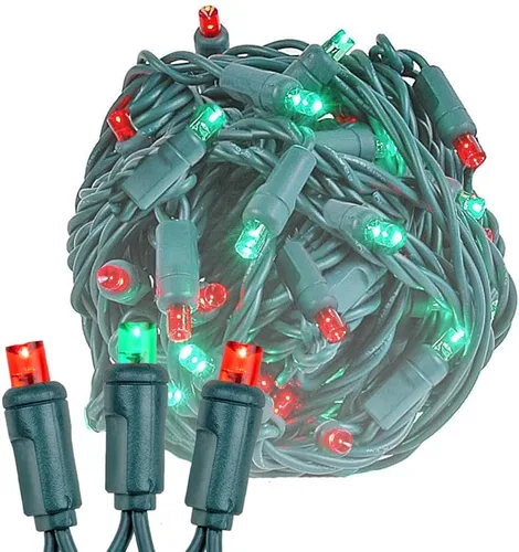 Vista 16 de Novelty Lights 100 luces LED azules de Navidad de 34 pies, luces de cadena